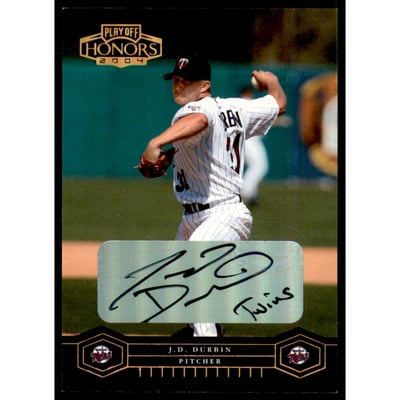 2004 Playoff Honors Signature Bronze #113 J.D. Durbin/100