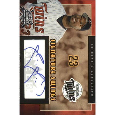 2005 National Pastime Signature Swings Silver #SS Shannon Stewart