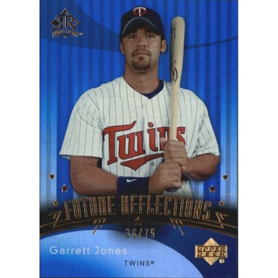 2005 Reflections Blue #227 Garrett Jones FR
