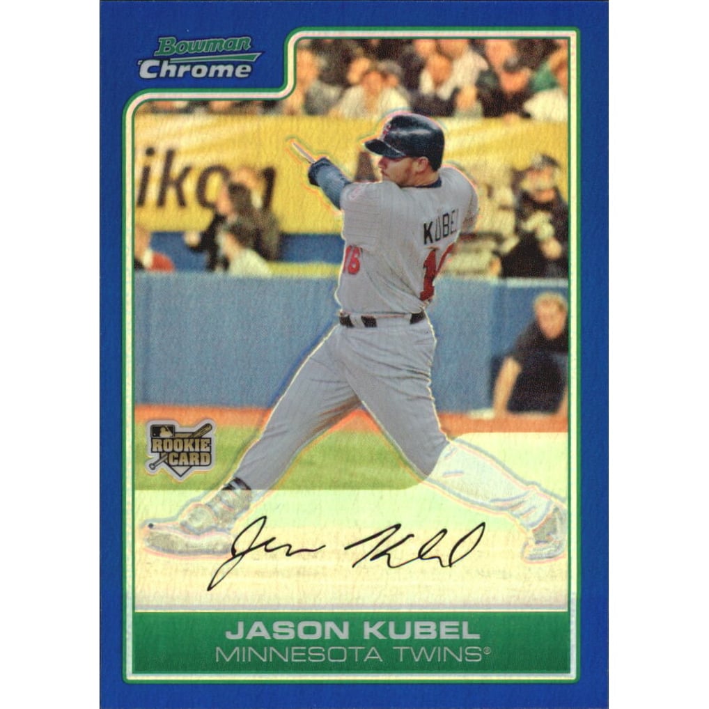 2006 Bowman Chrome Draft Blue Refractors #19 Jason Kubel