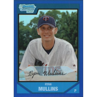 2007 Bowman Chrome Prospects Blue Refractors #BC109 Ryan Mullins
