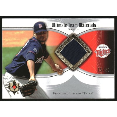 2007 Ultimate Collection Ultimate Team Materials #FL Francisco Liriano/50