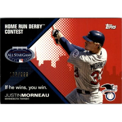 2008 Topps Home Run Derby Contest #HRD9 Justin Morneau