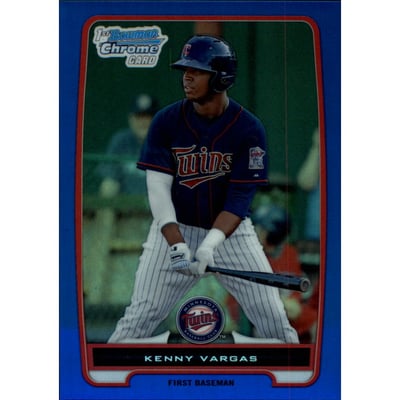 2012 Bowman Chrome Prospects Blue Refractors #BCP150 Kenny Vargas