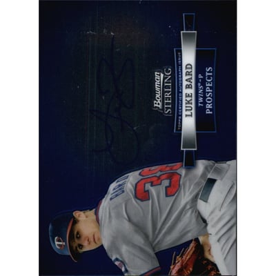 2012 Bowman Sterling Prospect Autographs #LBA Luke Bard