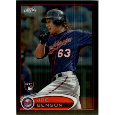 2012 Topps Chrome Black Refractors #158 Joe Benson