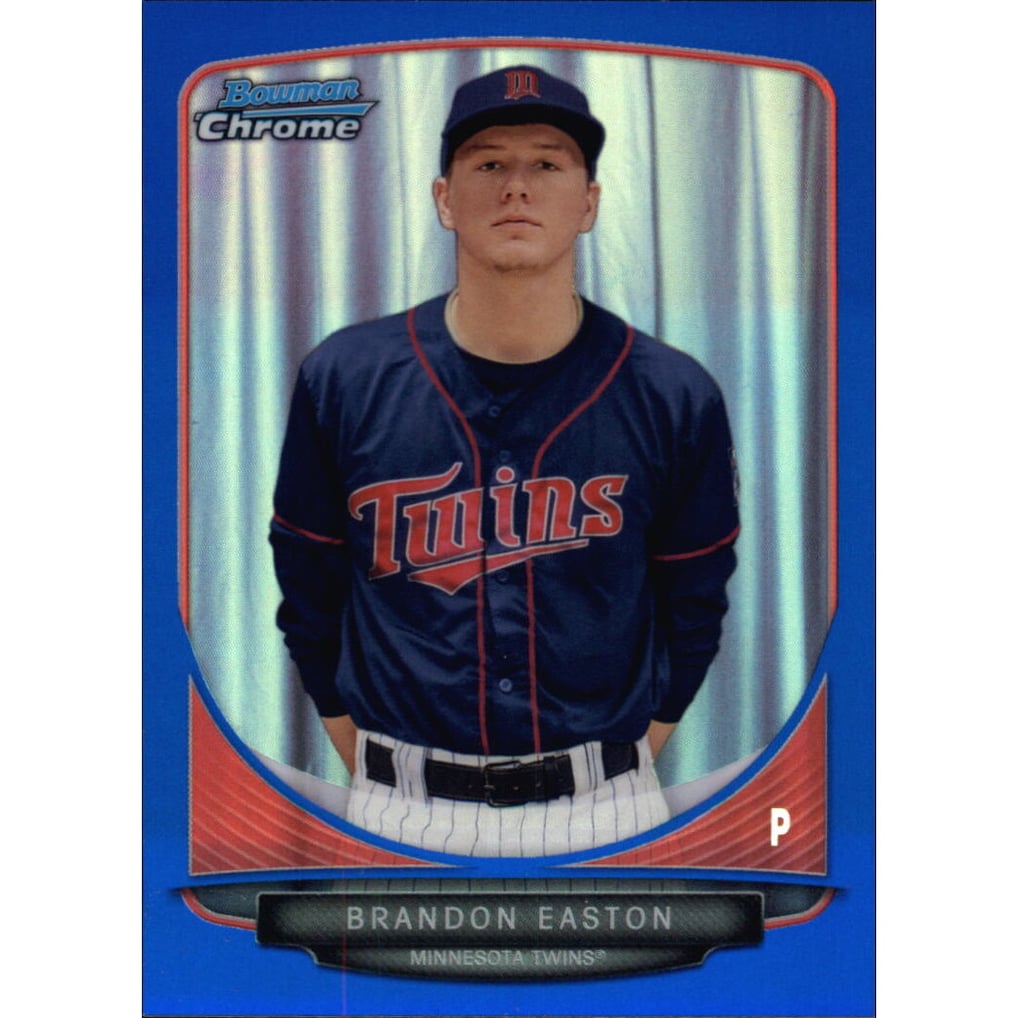 2013 Bowman Chrome Draft Draft Picks Blue Refractors #BDPP111 Brandon Easton
