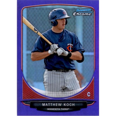 2013 Bowman Chrome Prospects Purple Refractors #BCP43 Matthew Koch