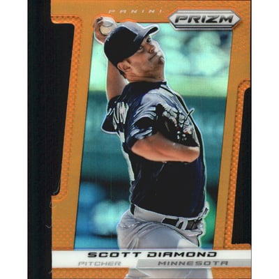 2013 Panini Prizm Prizms Orange Die-Cut #69 Scott Diamond