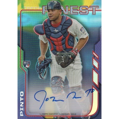 2014 Finest Rookie Autographs Refractors #RAJPI Josmil Pinto