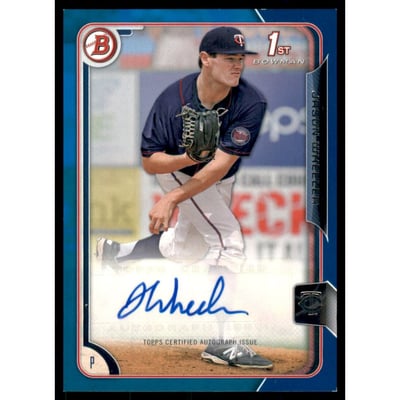 2015 Bowman Prospects Autographs Blue #PAJW Jason Wheeler