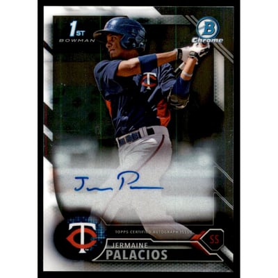 2016 Bowman Chrome Prospect Autographs #BCAPJP Jermaine Palacios