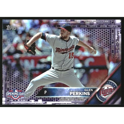 2016 Topps Opening Day Toys R Us Purple Foil #OD140 Glen Perkins