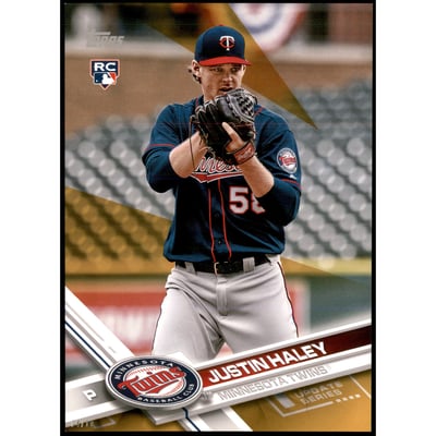 2017 Topps Update 5x7 Gold #US161 Justin Haley