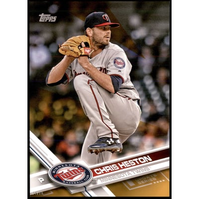 2017 Topps Update 5x7 Gold #US204 Chris Heston