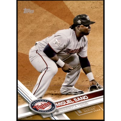 2017 Topps Update 5x7 Gold #US288 Miguel Sano