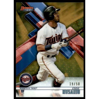2018 Bowman's Best Gold Refractors #43 Eddie Rosario
