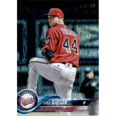 2018 Topps Factory Set Foilboard #493 Kyle Gibson