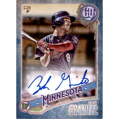2018 Topps Gypsy Queen Autographs Indigo #GQAZG Zack Granite/150
