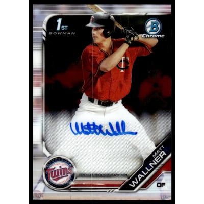 2019 Bowman Chrome Draft Autographs #CDAMW Matt Wallner