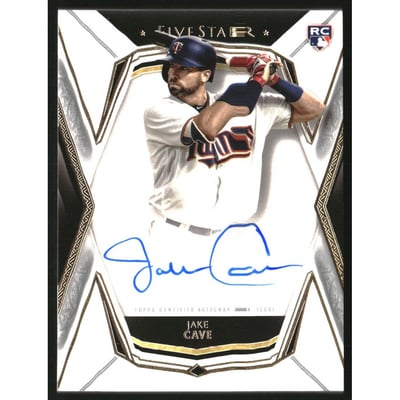 2019 Topps Five Star Autographs #FSAJC Jake Cave RC