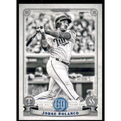 2019 Topps Gypsy Queen Black and White #113 Jorge Polanco