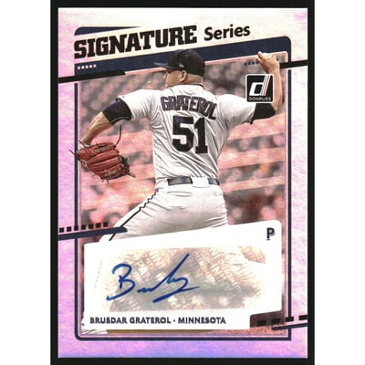 2020 Donruss Signature Series #1 Brusdar Graterol