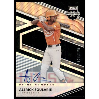 2020 Elite Extra Edition Signatures Prime Numbers A #59 Alerick Soularie/175