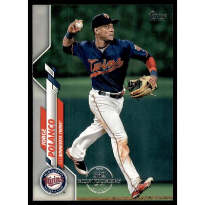 2020 Topps Factory Set 582 Montgomery Club #82 Jorge Polanco