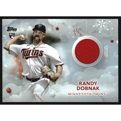 2020 Topps Walmart Holiday Relics #WHRRO Randy Dobnak