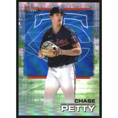 2021 Bowman's Best Blue Refractors #34 Chase Petty