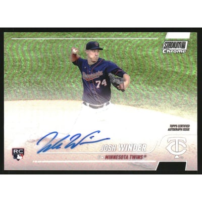2022 Stadium Club Chrome Autographs #SCCUAJWI Josh Winder