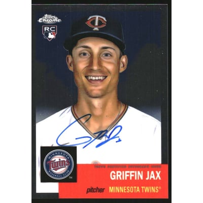 2022 Topps Chrome Platinum Anniversary Autographs #CPAGJ Griffin Jax