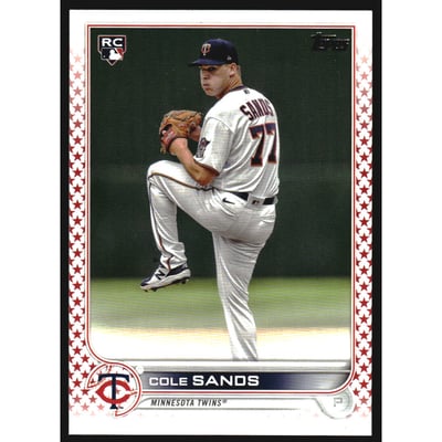 2022 Topps Update Independence Day #US208 Cole Sands