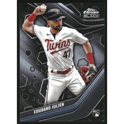 2023 Topps Chrome Black Refractors #96 Eduoard Julien