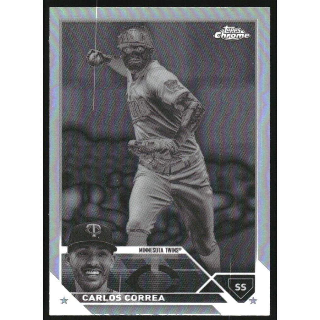 2023 Topps Chrome Negative Refractors #140 Carlos Correa