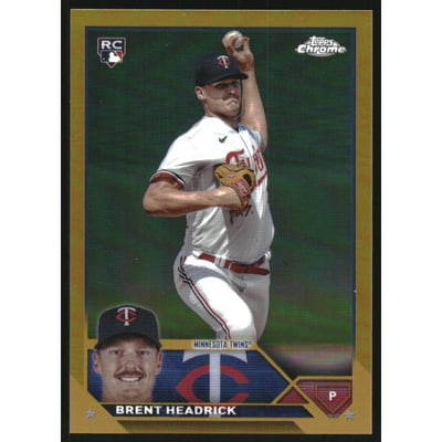 2023 Topps Chrome Update Gold Refractors #USC188 Brent Headrick