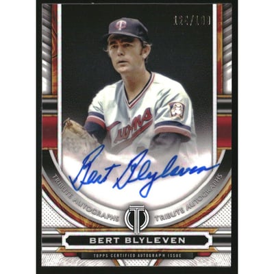 2023 Topps Tribute Autographs #TABBL Bert Blyleven/199