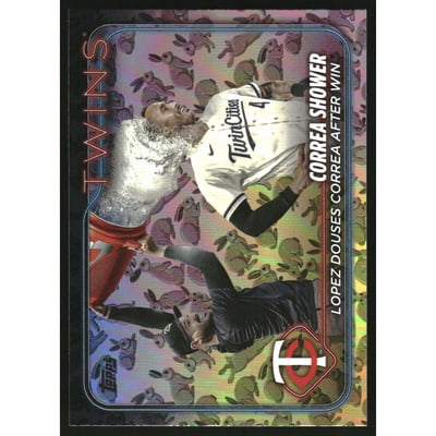 2024 Topps Easter Rabbit #155 Carlos Correa/Pablo Lopez CL