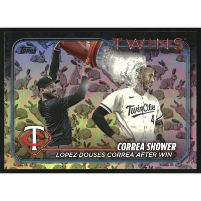 2024 Topps Easter Rabbit #155 Carlos Correa/Pablo Lopez CL