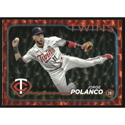 2024 Topps Orange Foil #67 Jorge Polanco