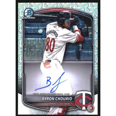 2025 Bowman Chrome Mega Box Prospect Autographs #BMABC Byron Chourio