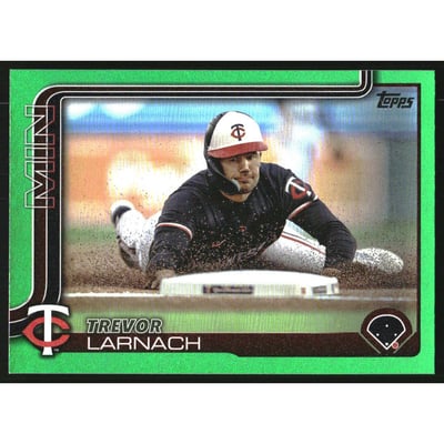 2025 Topps Green Rainbow Foil #279 Trevor Larnach