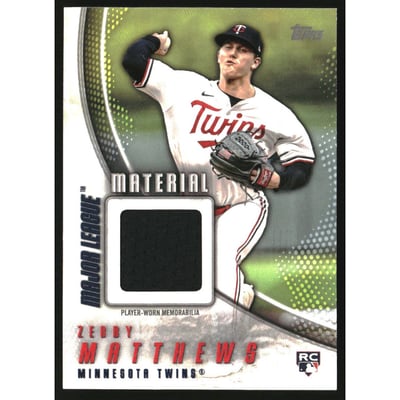 2025 Topps Major League Materials #MLM2ZM Zebby Matthews S2