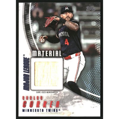 2025 Topps Major League Materials #MLMCC Carlos Correa
