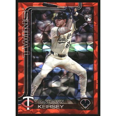 2025 Topps Orange Diamante Foil #605 DaShawn Keirsey