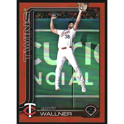 2025 Topps Orange Rainbow Foil #547 Matt Wallner