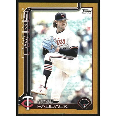2025 Topps Update Gold Rainbow Foil #US73 Chris Paddack