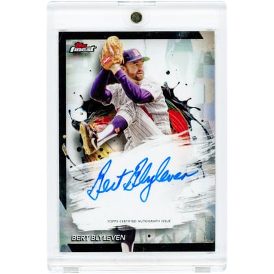 Bert Blyleven Minnesota Twins Autographed 2024 Topps Finest Refractor #FA-BB Card 