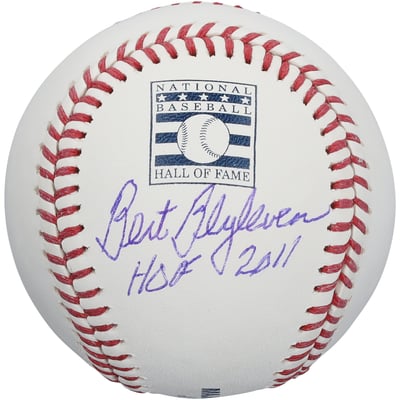 Bert Blyleven Minnesota Twins Autographed Fanatics Authentic Hall of Fame Logo Baseball with "HOF 2011" Inscription